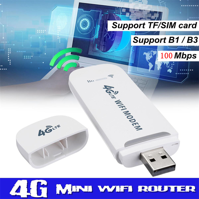 Portable 4G USB Modem Wi-Fi LTE Router Wifi Hotspot Routers With Sim Card Slot For Laptop Macbook Notebook Computers