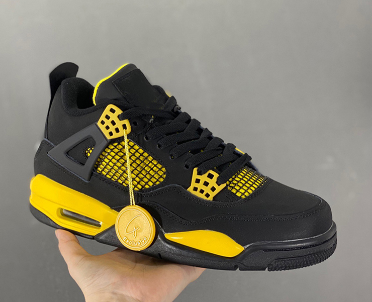 Release 4 Thunder Men Basketball Shoes High Quality 4s Black White-Tour Yellow mens outdoor Sneakers Trainers Sports 308497-008 With box
Release 4 Thunder Men Basketball Shoes High Quality 4s Black White-Tour Yellow mens outdoor Sneakers Trainers Sports 308497-008 With box