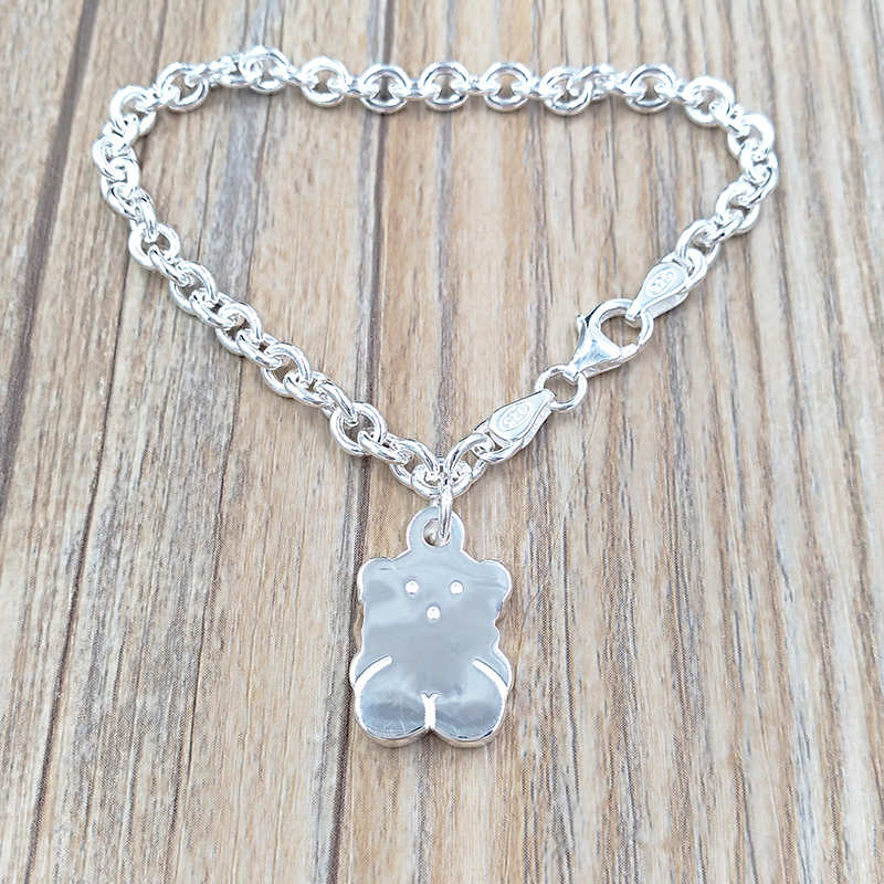 Authentic 925 Sterling Silver bracelets Silver Sweet Dolls Bracelet Fits European bear Jewelry Style Gift 815901510
Authentic 925 Sterling Silver bracelets Silver Sweet Dolls Bracelet Fits European bear Jewelry Style Gift 815901510