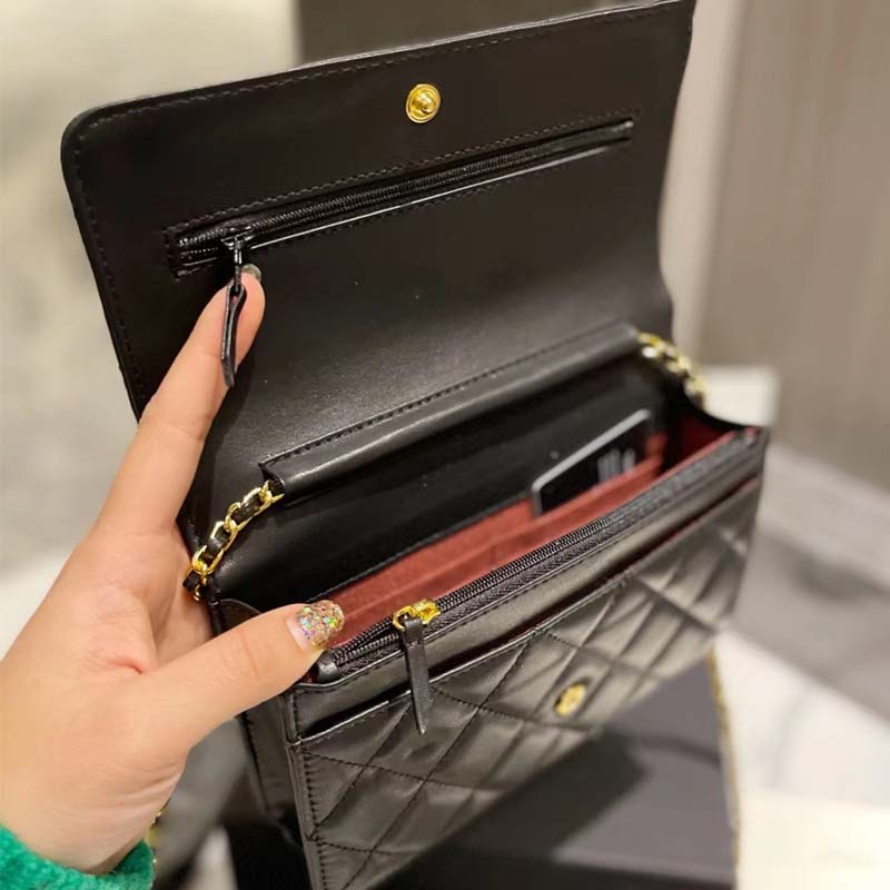 Woman Bag Handbags Purse Original Box Genuine Leather High Quality Women Messenger crossbody chain bags (20cm), Black
Woman Bag Handbags Purse Original Box Genuine Leather High Quality Women Messenger crossbody chain bags (20cm), Black