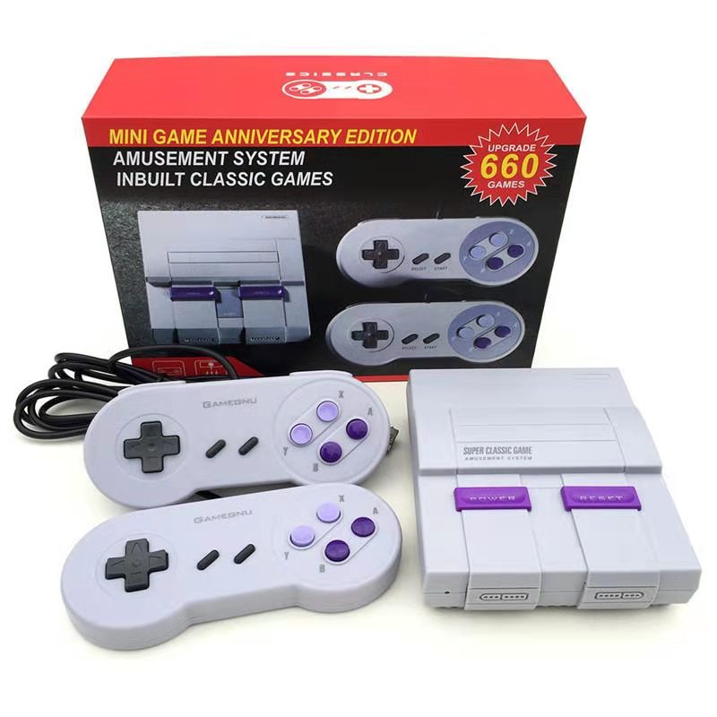 Handheld Mini Retro Video TV Game Console for NES 8 bit r30 Entertainment System 660 Family Games Player With Dual gamepad
Handheld Mini Retro Video TV Game Console for NES 8 bit r30 Entertainment System 660 Family Games Player With Dual gamepad