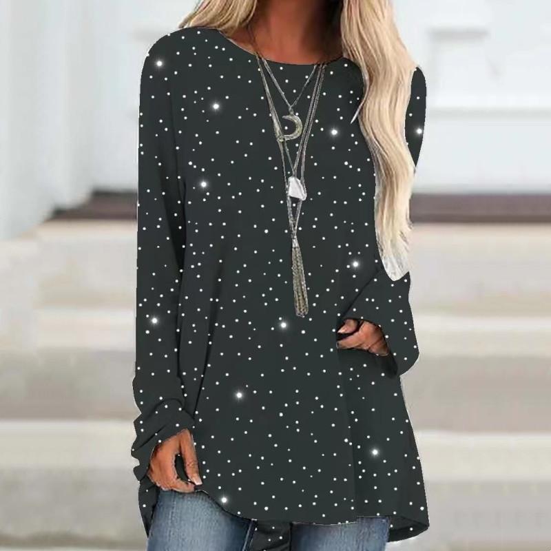 Women' T-Shirt Women T-shirts Sequin Printing Casual Long Sleeve Oversized For Clothes Fashion Autumn Ladies Top Loose Shirt, Grey
Women' T-Shirt Women T-shirts Sequin Printing Casual Long Sleeve Oversized For Clothes Fashion Autumn Ladies Top Loose Shirt, Grey