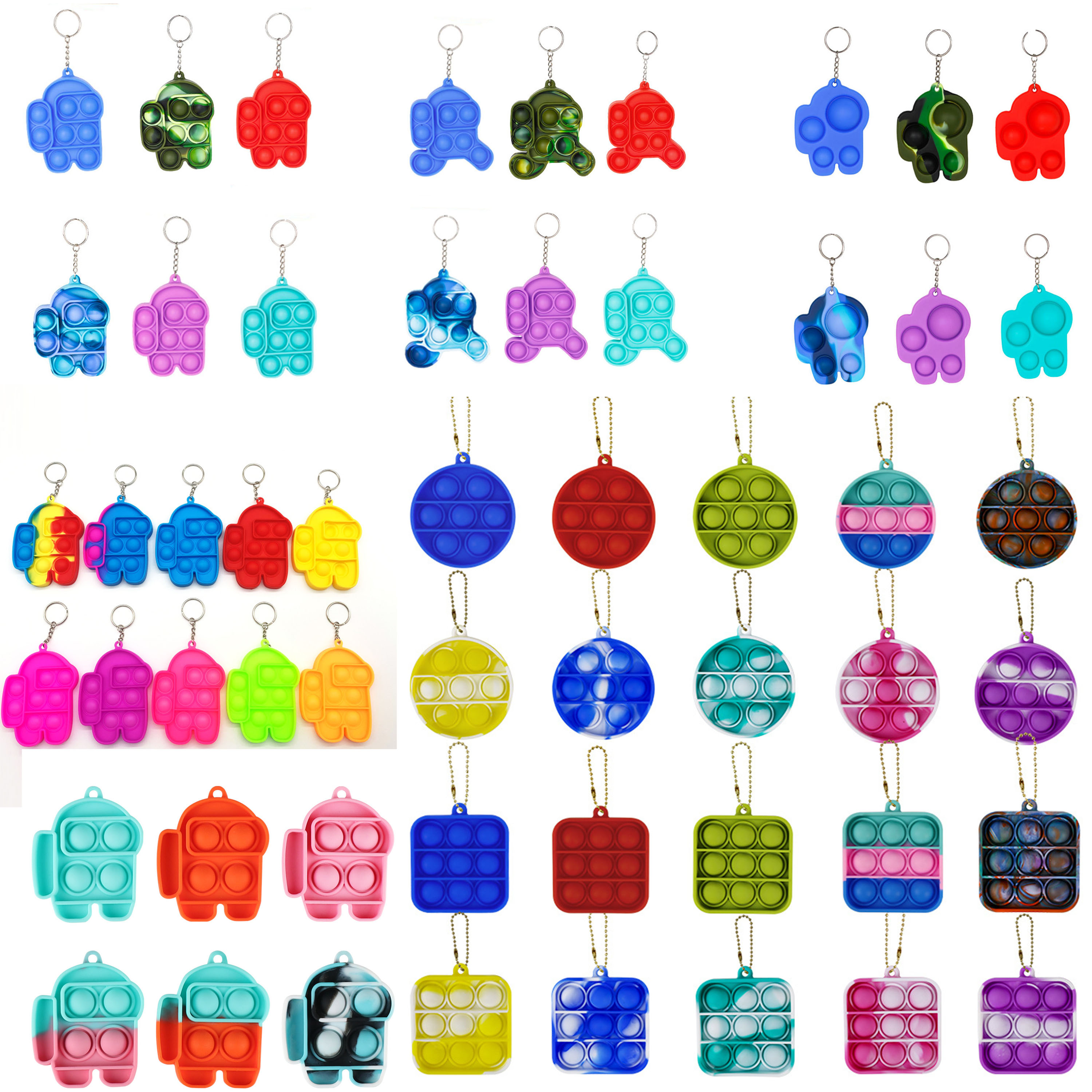 fidget Toys among us chain bubble keychain Tie dye Decompression push Toy Anti Stress Bubbles Board keyring
fidget Toys among us chain bubble keychain Tie dye Decompression push Toy Anti Stress Bubbles Board keyring