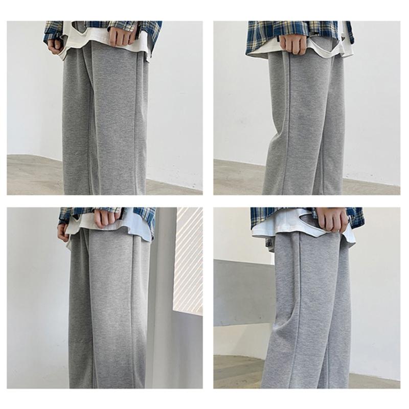 Spring/Autumn Trend 9-point Male/women Sports Pants Men's Korean Version Loose Student Straight Casual Wide Leg Pant