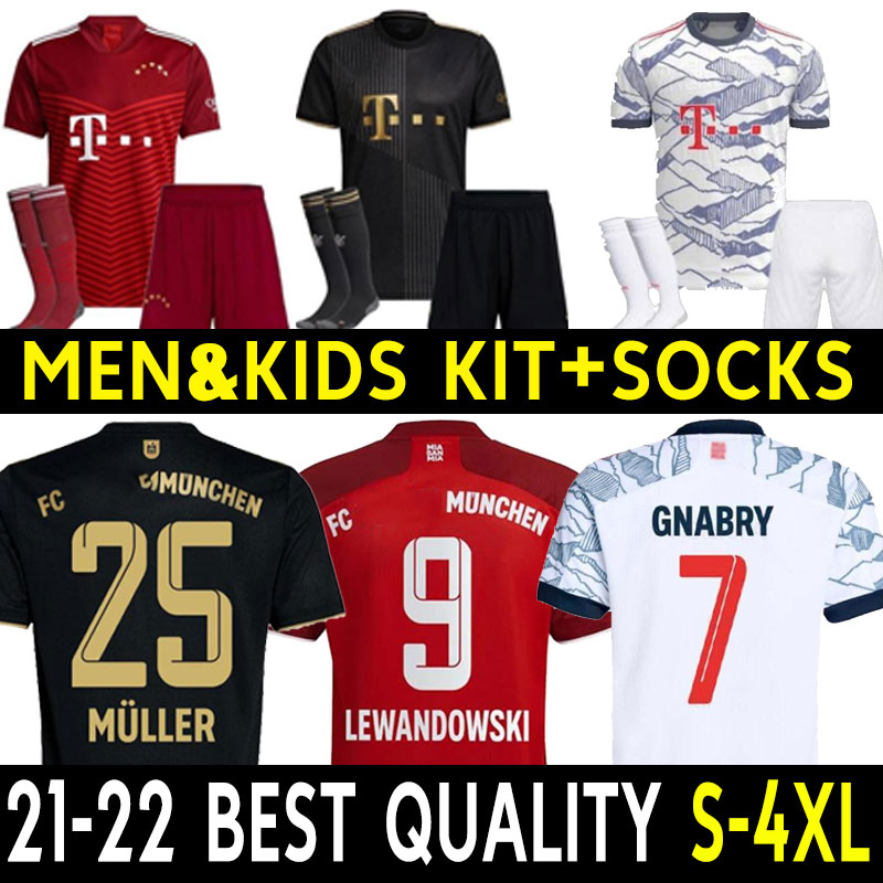 Mens+Kids Kit with socks 21 22 soccer jerseys sets LEWANDOWSKI SANE GORETZKA bAyerN MULLER DAVIES full set suits football shirt muNich 2021 2022 sock away third shorts, Away+patch
Mens+Kids Kit with socks 21 22 soccer jerseys sets LEWANDOWSKI SANE GORETZKA bAyerN MULLER DAVIES full set suits football shirt muNich 2021 2022 sock away third shorts, Away+patch