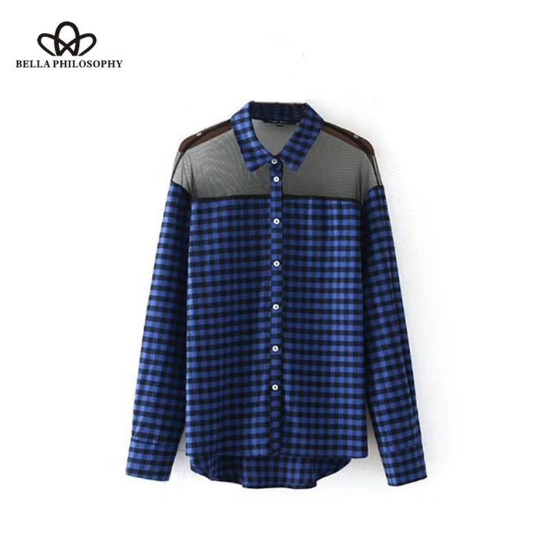 Autumn Blouse Shirt Women Single Breasted Plaid Turn Drown Collar Female Casual Fashion Long Sleeve Tops 210519, Red
Autumn Blouse Shirt Women Single Breasted Plaid Turn Drown Collar Female Casual Fashion Long Sleeve Tops 210519, Red