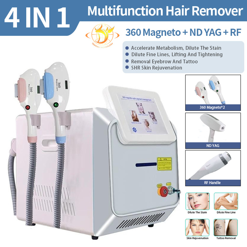 4 in 1 IPL OPT HR E-Lihght Laser machine 1064 Tattoo Removing&Hair Removal 360 Magneto Beauty203
4 in 1 IPL OPT HR E-Lihght Laser machine 1064 Tattoo Removing&Hair Removal 360 Magneto Beauty203