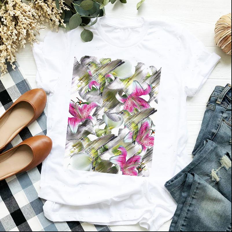 womens women lady elegant fashion short sleeve clothing floral ladies t tee female shirt clothes graphic, White
womens women lady elegant fashion short sleeve clothing floral ladies t tee female shirt clothes graphic, White