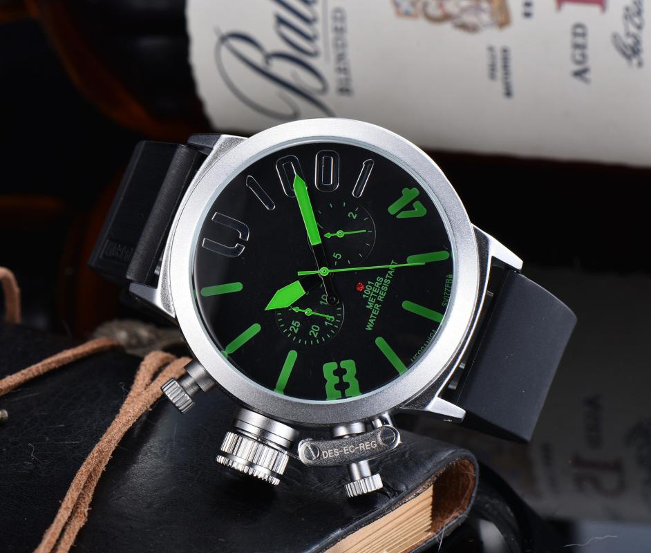 Wristwatches 2021 Five Needle Full Automatic Mechanical U Watch Fashionable Men's Watches Self Winding Luxury Boat
Wristwatches 2021 Five Needle Full Automatic Mechanical U Watch Fashionable Men's Watches Self Winding Luxury Boat