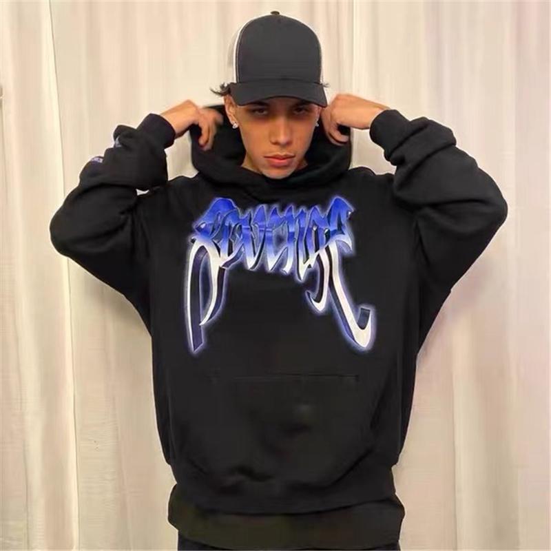 Men' Hoodies & Sweatshirts Revenge Autumn Winter Unisex Blue Letter Skull Print High Quality 1:1 Street Sports Hoodie -XL, Black
Men' Hoodies & Sweatshirts Revenge Autumn Winter Unisex Blue Letter Skull Print High Quality 1:1 Street Sports Hoodie -XL, Black