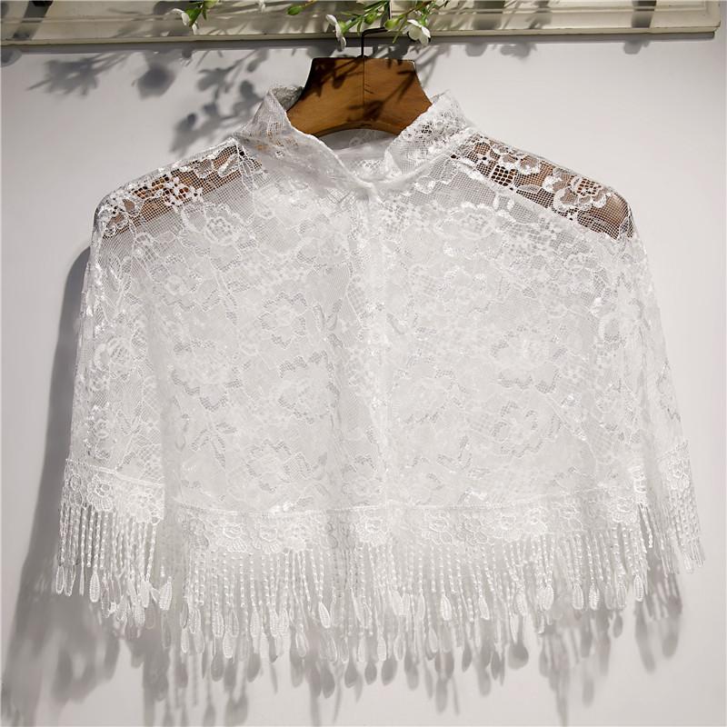 Scarves Women's Spring Summer White Mesh Pashmina Female Sunscreen Lace Shawl Cloak R1830
Scarves Women's Spring Summer White Mesh Pashmina Female Sunscreen Lace Shawl Cloak R1830