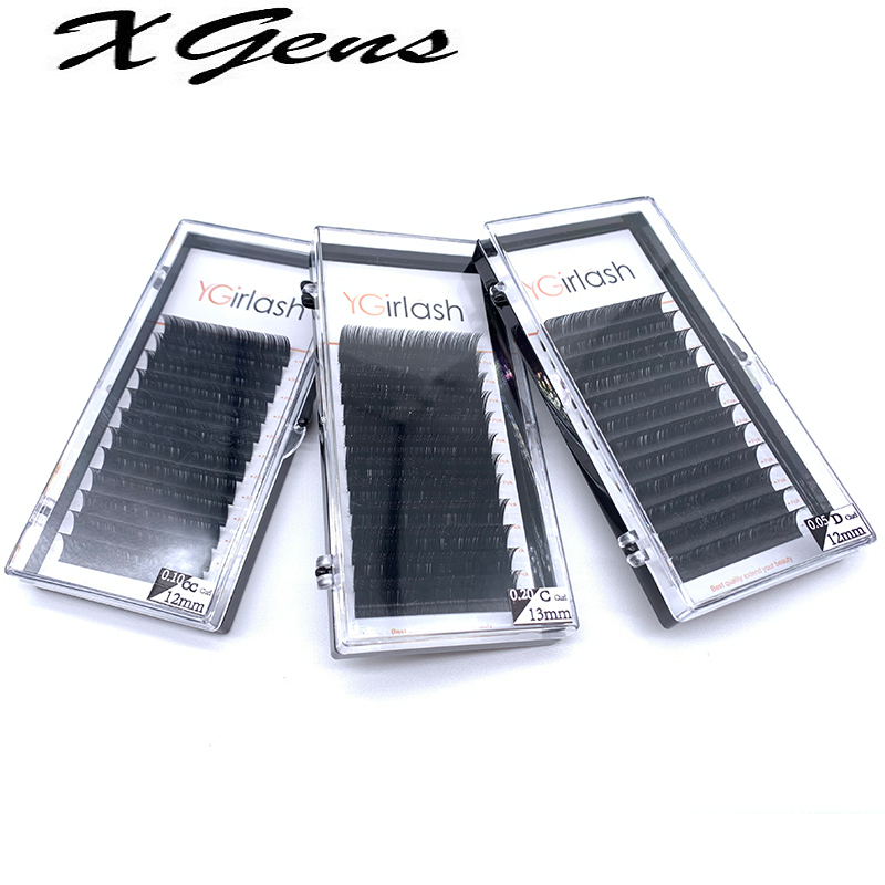 Wholesale Private Label C CC D U Curl Matte Black Classic Silk Eyelashes Individual Volume Lash extension
Wholesale Private Label C CC D U Curl Matte Black Classic Silk Eyelashes Individual Volume Lash extension