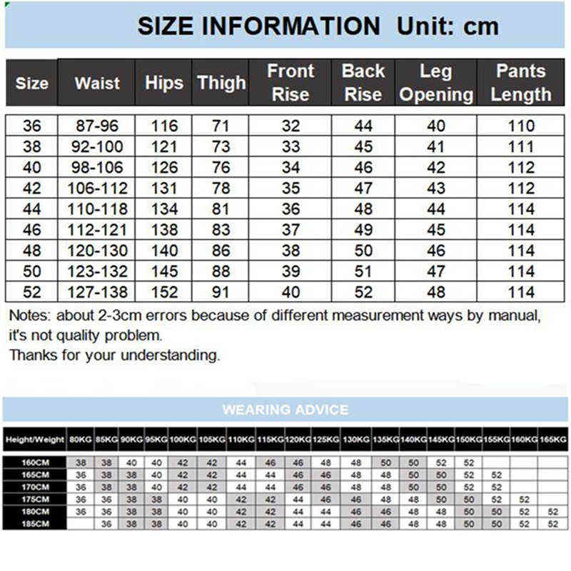 Black Jeans Men Blue Big Large Plus Size 48 50 52 150KG Mens Jean Elastic High Waist Man Loose Straight Denim Pants Trousers 211120