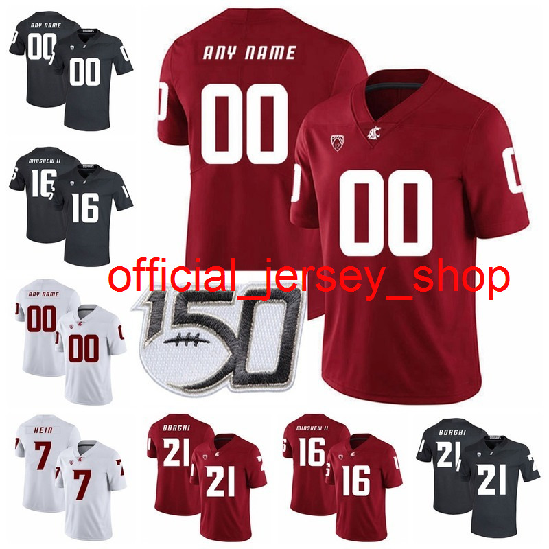 NCAA Washington State Cougars College Football Jerseys Kirkland Parker Jersey Gerard Wicks James Williams Andre Dillard Custom Stitched, Mens white with 150th patch
NCAA Washington State Cougars College Football Jerseys Kirkland Parker Jersey Gerard Wicks James Williams Andre Dillard Custom Stitched, Mens white with 150th patch