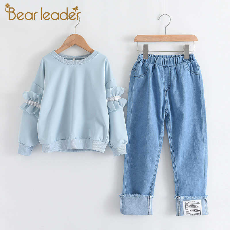 Bear Leader Teenagers Girls Clothing Sets Fashion Children Suits Top and Demin Pants Kids Outfits Casual Clothes 4-13Y 210708, Ay368 blue
Bear Leader Teenagers Girls Clothing Sets Fashion Children Suits Top and Demin Pants Kids Outfits Casual Clothes 4-13Y 210708, Ay368 blue