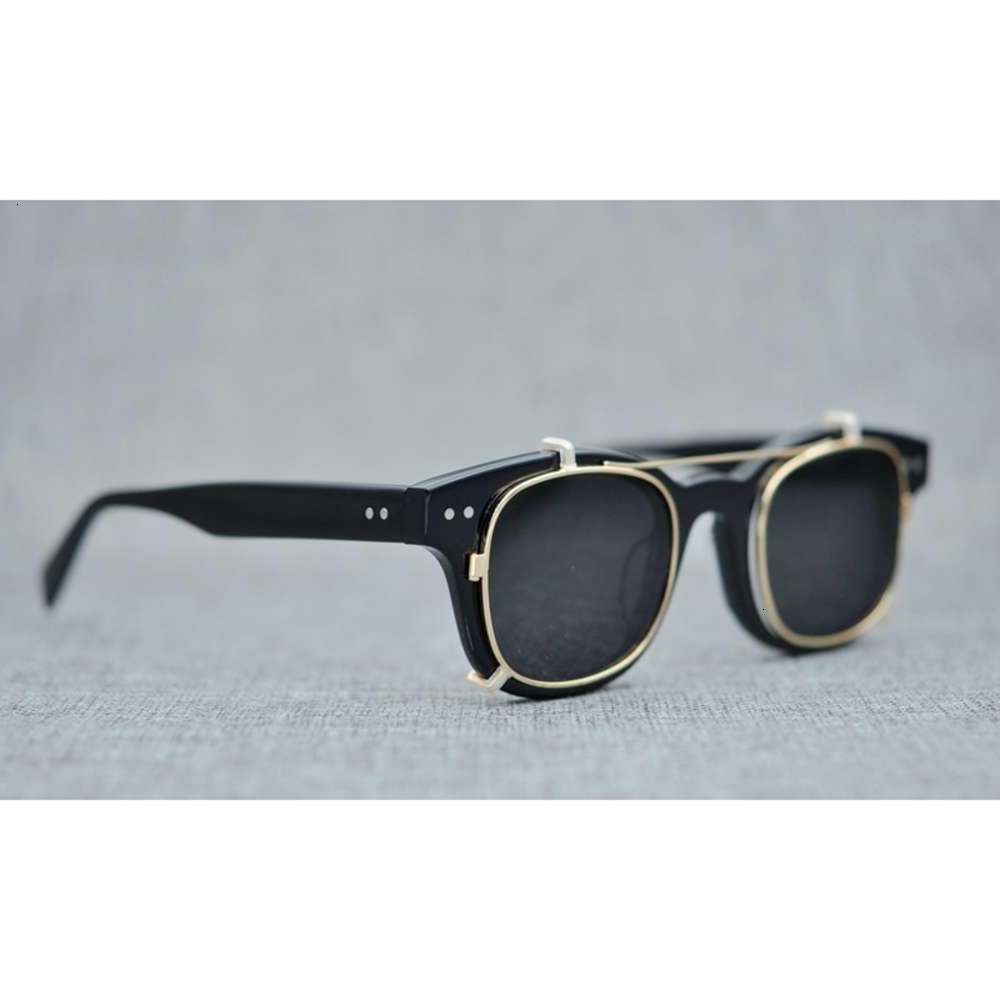 Highend accessories Vintage Steampunk Clip on Polarized Men Women Brand Digner Retro Punk Sun Glass Male Square Sunglass Female, Black
Highend accessories Vintage Steampunk Clip on Polarized Men Women Brand Digner Retro Punk Sun Glass Male Square Sunglass Female, Black