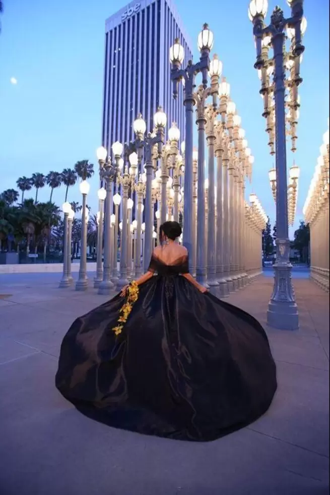 Black Gothic Wedding Dresses High Low Bridal Gown Off The Shoulder Satin Tulle Custom Made Sweep Train Tiered Beach Castle Vestidos De Novia