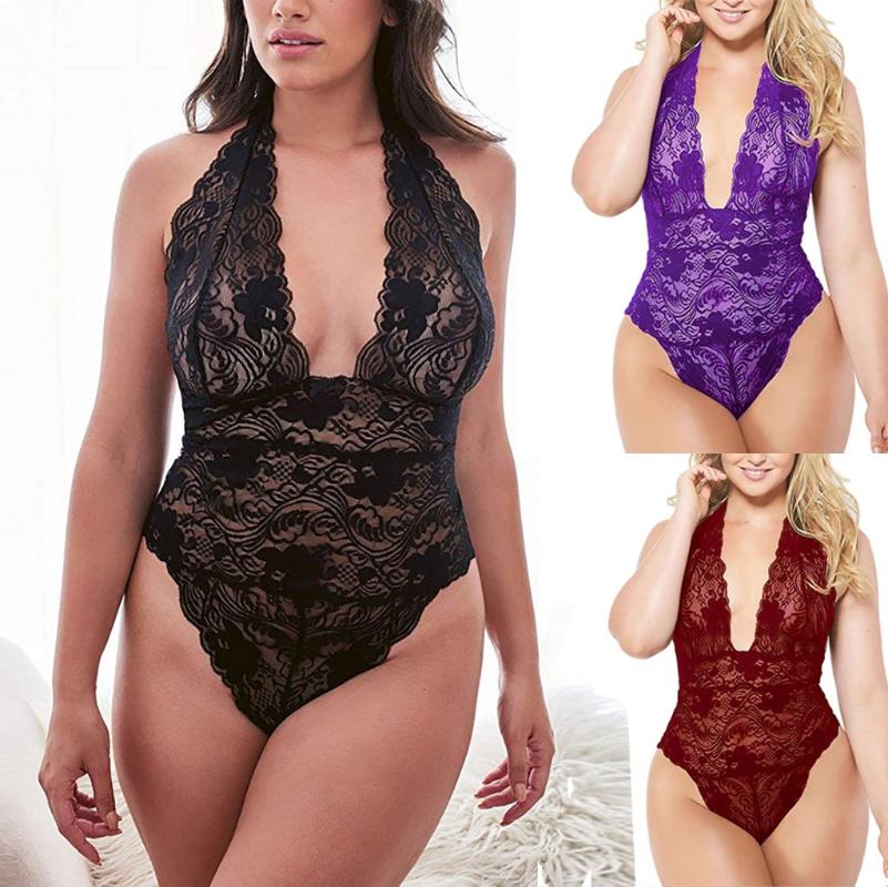 Bustiers & Corsets Women Sleepwear Plus Size Lace Teddy One-Piece Sexy Lingerie Backless Lady Nightwear Erotic Y5, Black;white
Bustiers & Corsets Women Sleepwear Plus Size Lace Teddy One-Piece Sexy Lingerie Backless Lady Nightwear Erotic Y5, Black;white