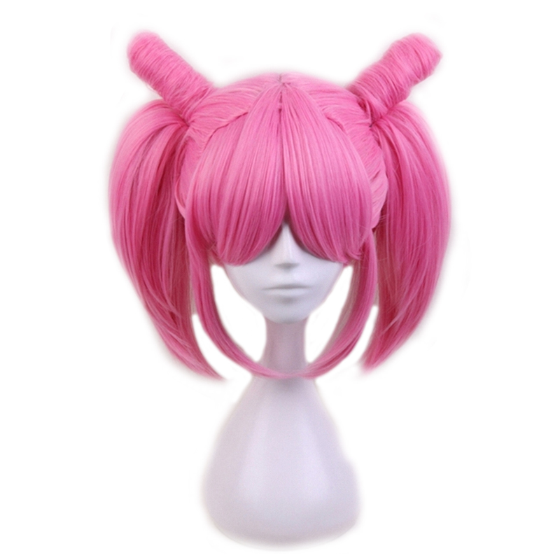 Sailor Moon Sailor Chibi Usa Chibiusa Short Pink with Ponytail Clip Heat Resistant Hair Peluca Anime Cosplay Costume Wig, 025
Sailor Moon Sailor Chibi Usa Chibiusa Short Pink with Ponytail Clip Heat Resistant Hair Peluca Anime Cosplay Costume Wig, 025