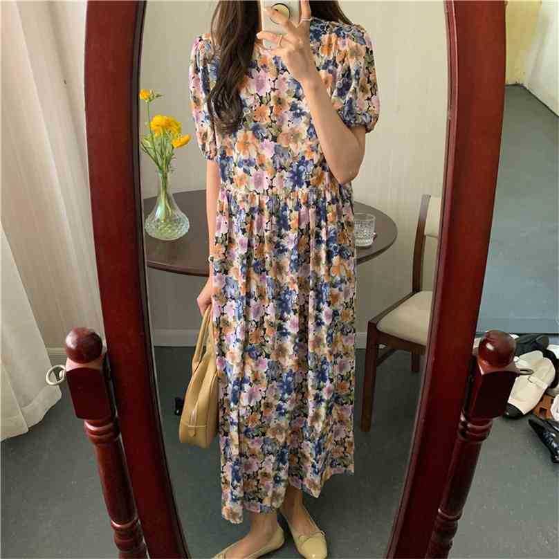 Vintage Florals Chiffon Office Lady Printing Chic Retro Party Short Sleeves Streetwear Long Dresses Vestidos 210525, Blue
Vintage Florals Chiffon Office Lady Printing Chic Retro Party Short Sleeves Streetwear Long Dresses Vestidos 210525, Blue