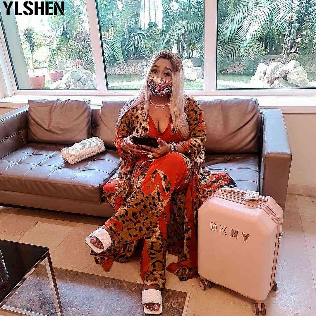 2 Piece Set Women Africa Clothes African Dashiki New Fashion Two Piece Suit Long Dress + Wide Pants Party Dresses Plus Size Robe 210408