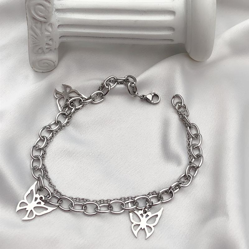 Charm Bracelets Arrival Fashion Women Chain Stainless Steel Butterfly, Golden;silver
Charm Bracelets Arrival Fashion Women Chain Stainless Steel Butterfly, Golden;silver