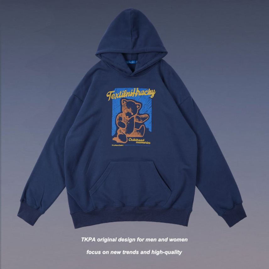 Tkpa American Guochao brand oversize Hoodie for men and women high street hip hop couple top, Black
Tkpa American Guochao brand oversize Hoodie for men and women high street hip hop couple top, Black