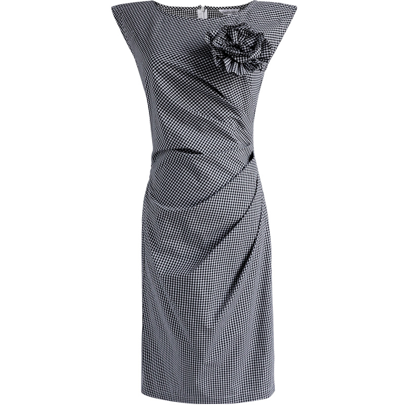 Dabuwawa Exclusive Casual Plaid Sleeveless Women Dress Summer Tie Floral Dresses Summer Office Ladies Dress Elegant DT1BDR048 210520