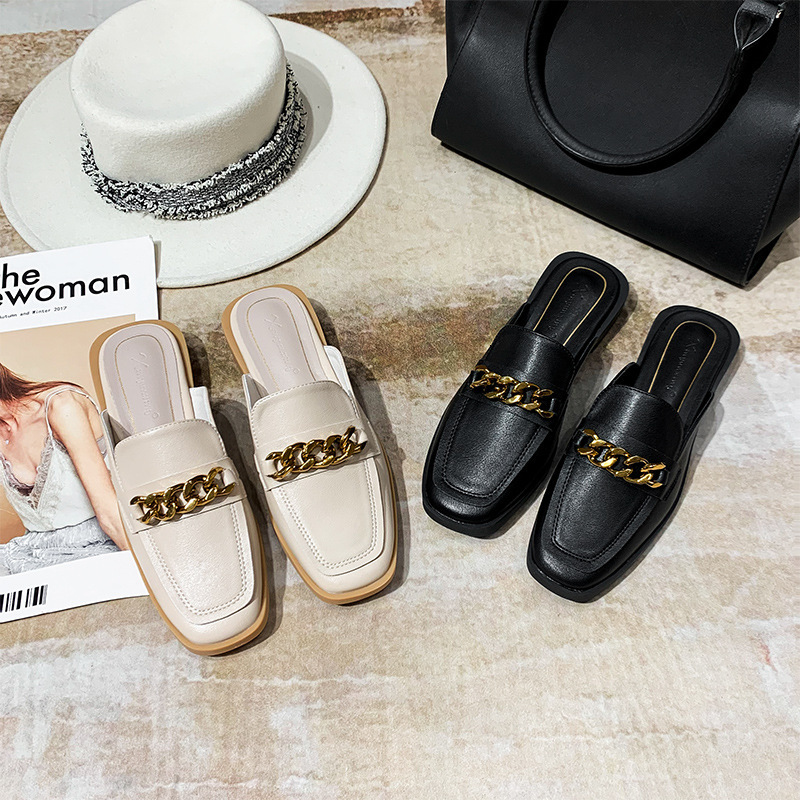 Slippers women's wear summer fashion Baotou half slippers slouch flat sole 9a99-7 22L5, 1# shoe box
Slippers women's wear summer fashion Baotou half slippers slouch flat sole 9a99-7 22L5, 1# shoe box