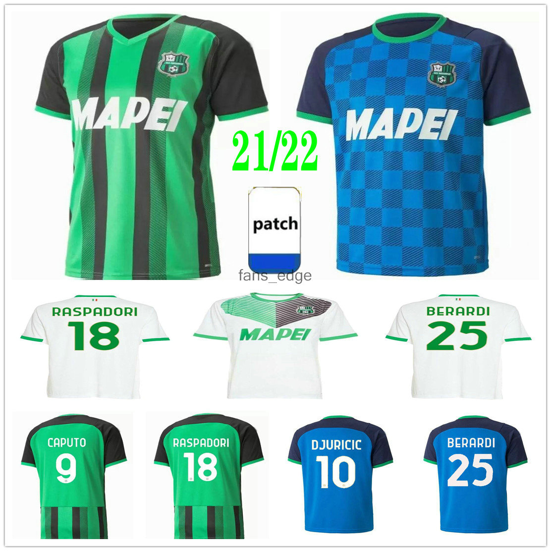 2021 2022 Sassuolo Soccer Jerseys 9 CAPUTO BERARDI LOCATELLI MARLON BOGA LOPEZ Djuricic Raspadori Traore Defrel Custom 21 22 Sassuolo Calcio SRL Football Shirt, As picture men size s-xxl
2021 2022 Sassuolo Soccer Jerseys 9 CAPUTO BERARDI LOCATELLI MARLON BOGA LOPEZ Djuricic Raspadori Traore Defrel Custom 21 22 Sassuolo Calcio SRL Football Shirt, As picture men size s-xxl