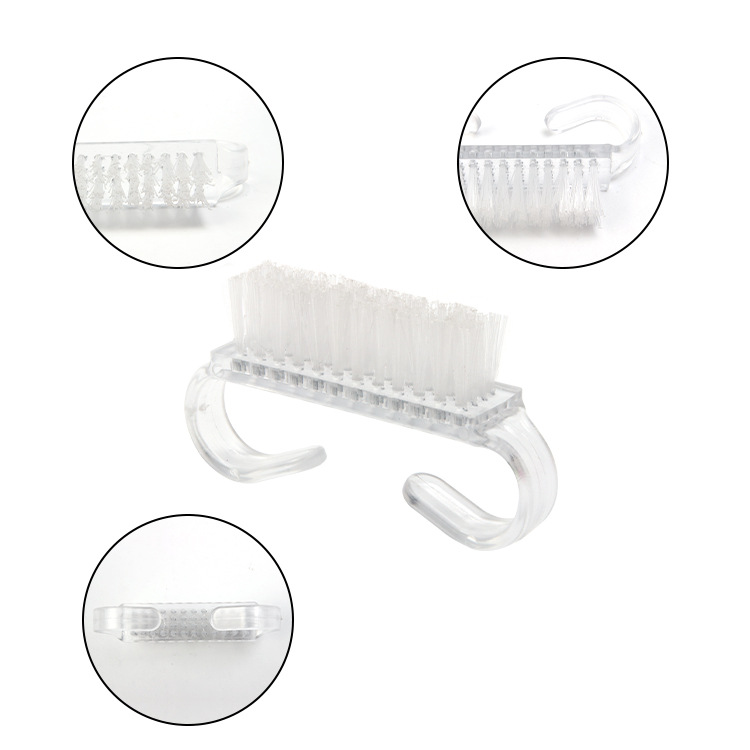 Manicure Pedicure Tools Nail brushes horn brush cleaning dust stive removal nails accessories 68mm x35mm size 500 pcs a lot