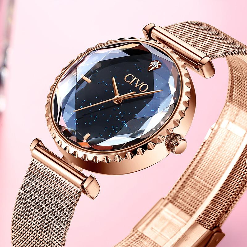 Relogio Feminino CIVO Fashion Women Quart Watches Casual Stainless Steel Waterproof Wrist Watch Lady Elegant Rose Gold Wristwatches, Silver
Relogio Feminino CIVO Fashion Women Quart Watches Casual Stainless Steel Waterproof Wrist Watch Lady Elegant Rose Gold Wristwatches, Silver
