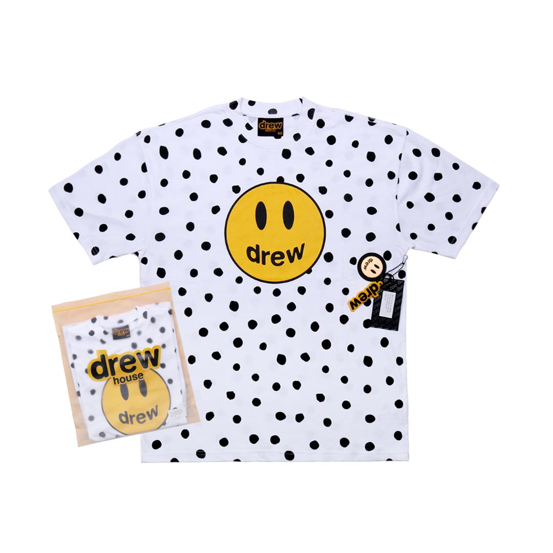DREW T Shirt Summer Cotton Men O-neck T-shirt Male Women's tshirt Short Sleeve High Quality Tops Smiley Wave Point Tee, White;black
DREW T Shirt Summer Cotton Men O-neck T-shirt Male Women's tshirt Short Sleeve High Quality Tops Smiley Wave Point Tee, White;black