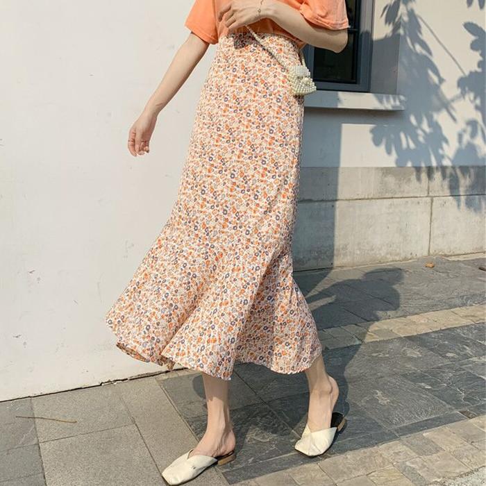 Skirts Super Fairy Chiffon Floral The Drape Female Summer Skirt Of Tall Waist A Word Wrapped Hip Long Fishtail, See chart
Skirts Super Fairy Chiffon Floral The Drape Female Summer Skirt Of Tall Waist A Word Wrapped Hip Long Fishtail, See chart