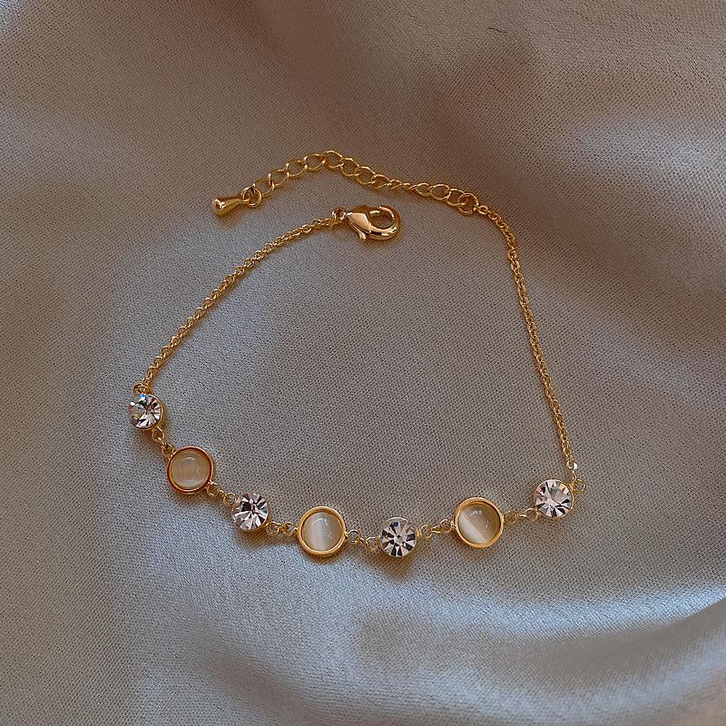 Beaded, Strands 14K Gold Plated Small Round Beans Opal Bracelet Female Bracelets On Hand Jewelry For Women Gift To Girlfriend
Beaded, Strands 14K Gold Plated Small Round Beans Opal Bracelet Female Bracelets On Hand Jewelry For Women Gift To Girlfriend