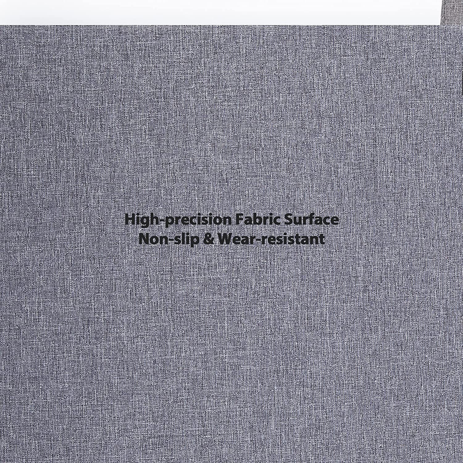 Laptop Desk Stand with Mouse Pad - Fits up to 15 inches Folding Mat Pillow Lap Desk Adjustable with Cushion Wrist Pad, Laptop Pads Stand for Notebook,