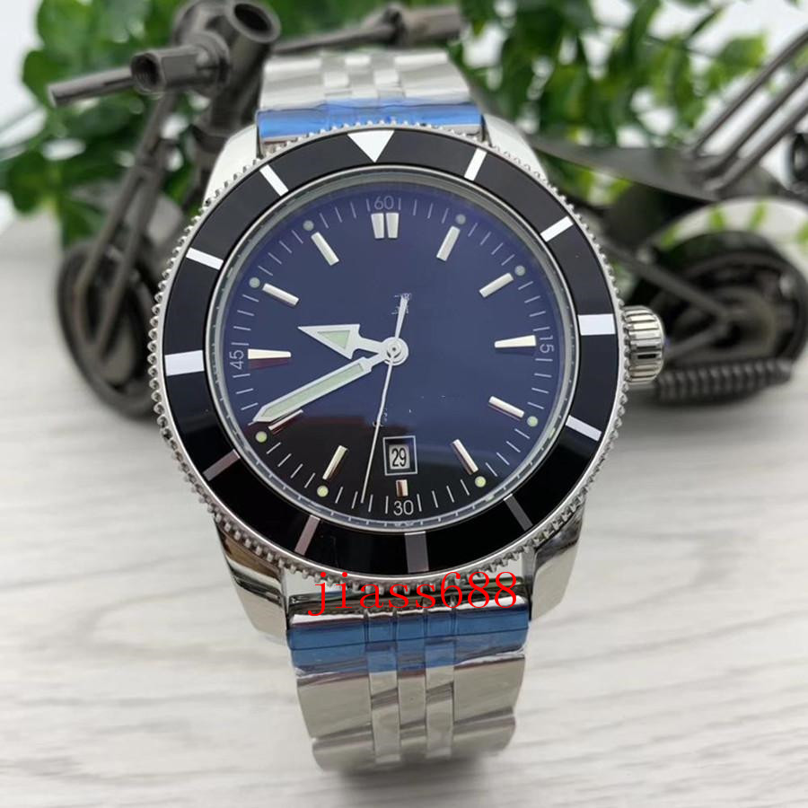 men's watch 47mm black dial automatic with stainless steel mesh strap, Slivery;brown
men's watch 47mm black dial automatic with stainless steel mesh strap, Slivery;brown