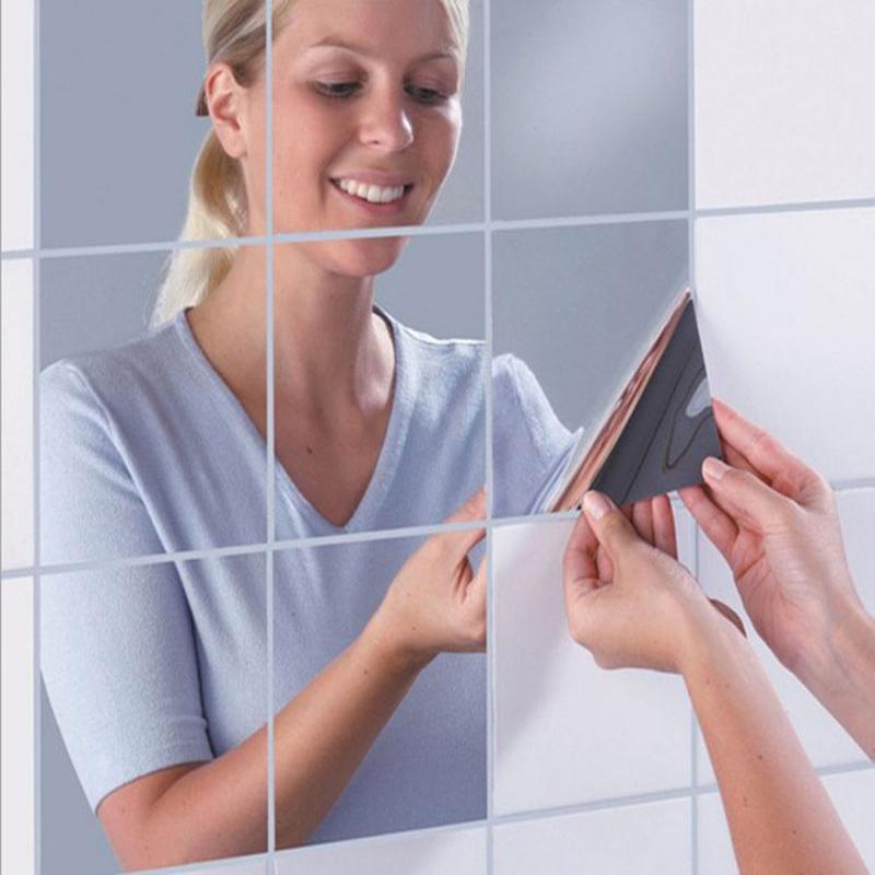 15cm PET Square Mirror Surface Wall Sticker Decoration combination Removable mirrors stickers
15cm PET Square Mirror Surface Wall Sticker Decoration combination Removable mirrors stickers