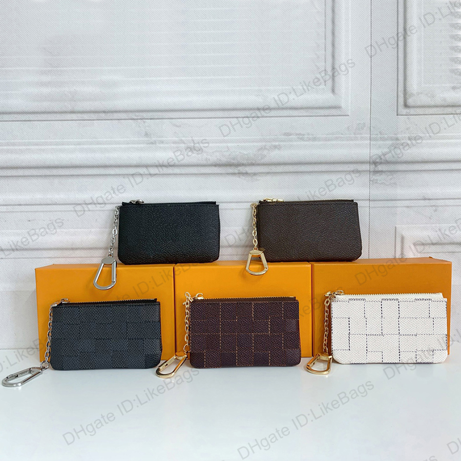 Luxurys Designers Wallets KEY POUCH POCHETTE CLES Fashion Womens Men Keys Ring Credit Card Holder Coin Purse Damier Canvas M62650 Mini Clutch Bag Charm Brown
Luxurys Designers Wallets KEY POUCH POCHETTE CLES Fashion Womens Men Keys Ring Credit Card Holder Coin Purse Damier Canvas M62650 Mini Clutch Bag Charm Brown