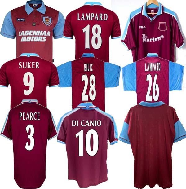 DI CANIO 91 92 95 97 West Centenary home away Retro soccer jersey Cole Lampard Dicks 1999 2000 Classic United 100th Anniversary 99 00, Red
DI CANIO 91 92 95 97 West Centenary home away Retro soccer jersey Cole Lampard Dicks 1999 2000 Classic United 100th Anniversary 99 00, Red