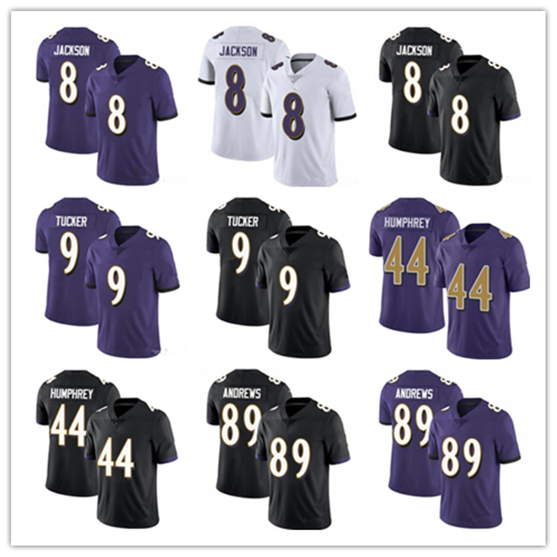 2022 8 Lamar Jackson Mens Football Jersey, Black;red