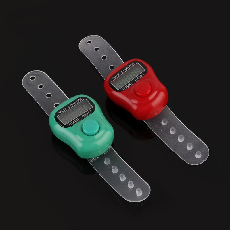 Mini Stitch Marker And Rij Vinger Teller Lcd Electronic Digital Telling Device For Sewing Breien Weave Tool Finger Teller