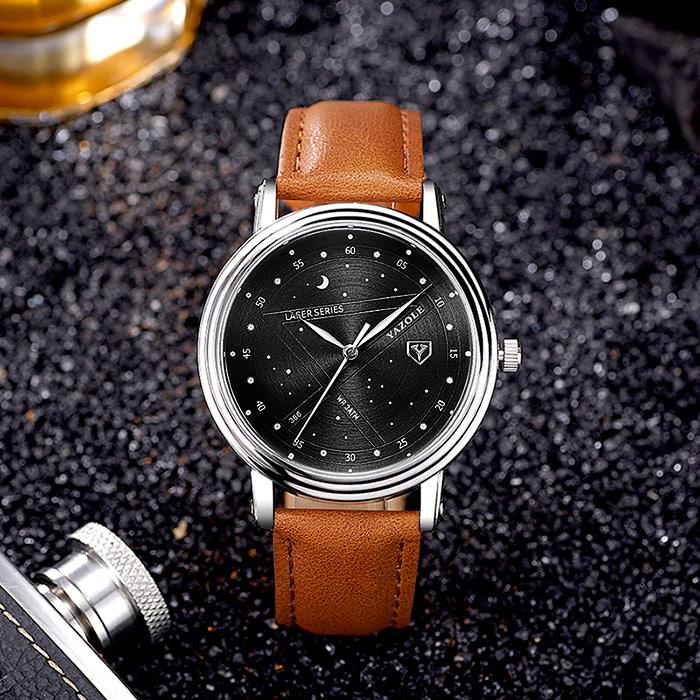Wristwatches Top Brand Men's Business Quartz Watch YAZOLE Fashion Casual Hand Creative Star Dial Waterproof Relogio Masculino, Blue
Wristwatches Top Brand Men's Business Quartz Watch YAZOLE Fashion Casual Hand Creative Star Dial Waterproof Relogio Masculino, Blue