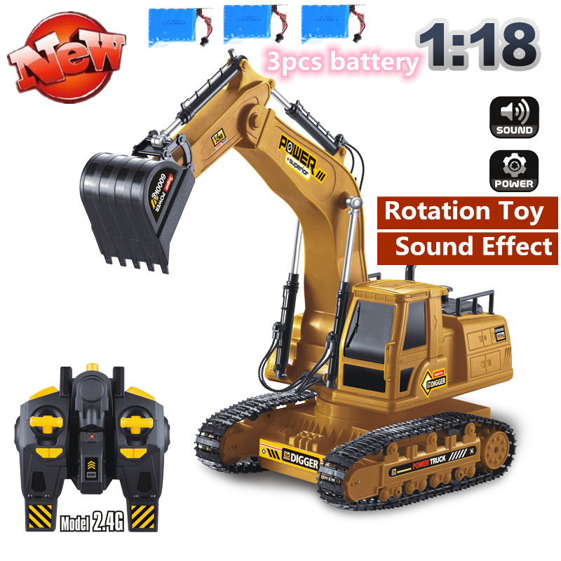 2.4G 10 CH 118 RC Excavator toy RC Engineering Car Alloy and plastic Excavator RTR With Simulation Sound Effect 3pcs battery to
2.4G 10 CH 118 RC Excavator toy RC Engineering Car Alloy and plastic Excavator RTR With Simulation Sound Effect 3pcs battery to