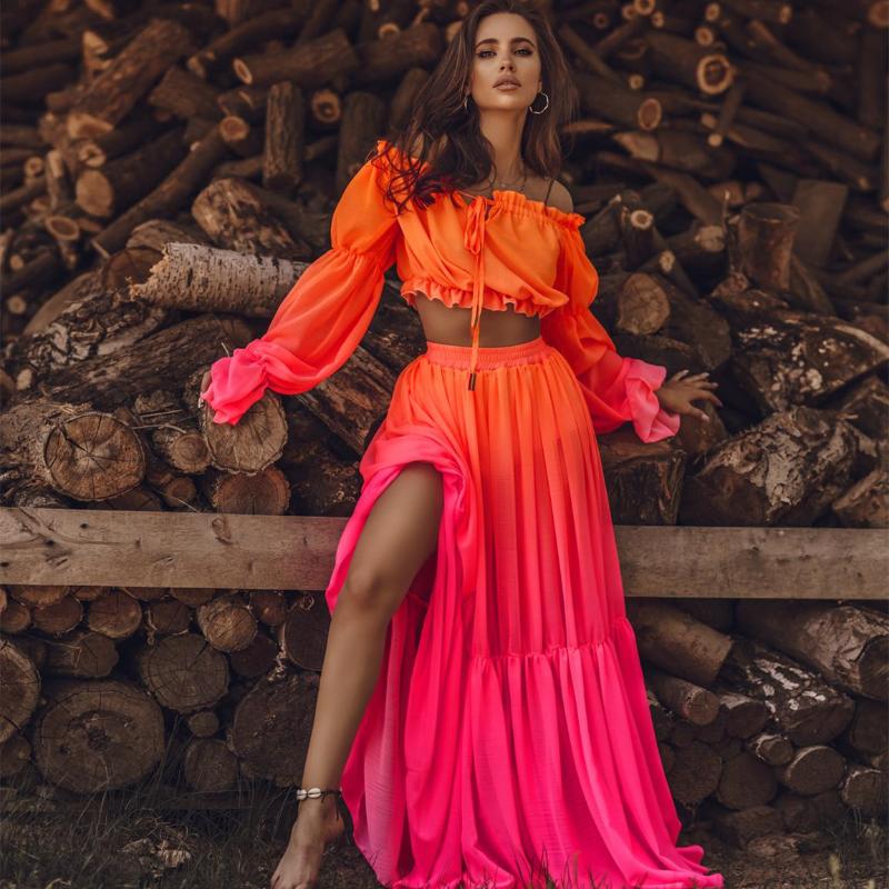 Women's Swimwear Women Mesh Sheer Bikini Cover-ups Set Gradient Color See Through Long Sleeve Crop Tops + Cover Up Skirt Two Piece Beach Dre
Women's Swimwear Women Mesh Sheer Bikini Cover-ups Set Gradient Color See Through Long Sleeve Crop Tops + Cover Up Skirt Two Piece Beach Dre