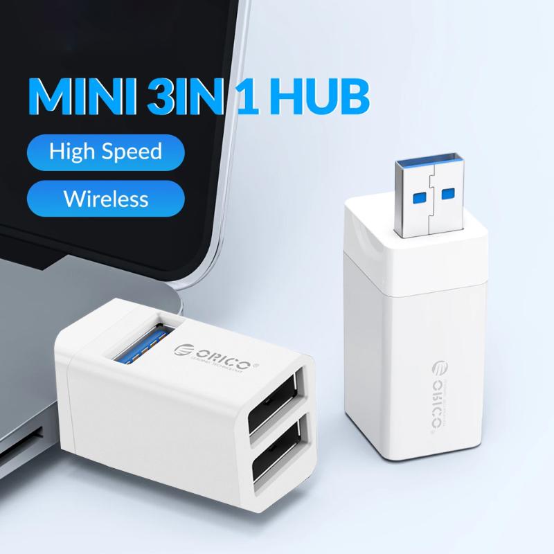 Hubs ORICO 3 Ports USB Hub Mini 2.0/3.0 High Speed Splitter Expandido In-line For Computer Desktop
Hubs ORICO 3 Ports USB Hub Mini 2.0/3.0 High Speed Splitter Expandido In-line For Computer Desktop