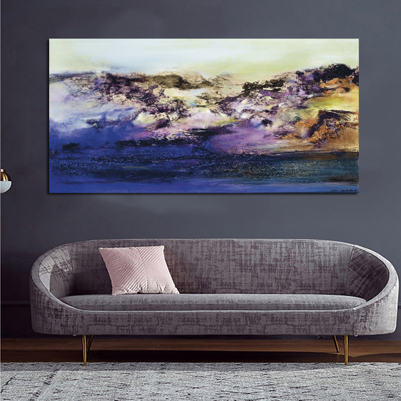 Canvas Painting NO FRAME Abstract Mountain Pictures Wall Art for Living Room Modern Home Docor Landscape Posters And Prints