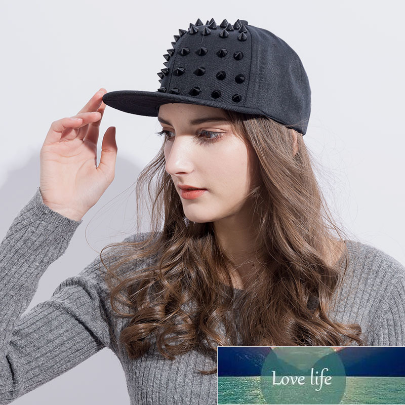 Unisex Punk Hedgehog Hat Personality Jazz Snapback Spike Studded Rivet Spiky Baseball Cap for Hip Hop Rock Dance Bons Dad hats Factory price expert de
