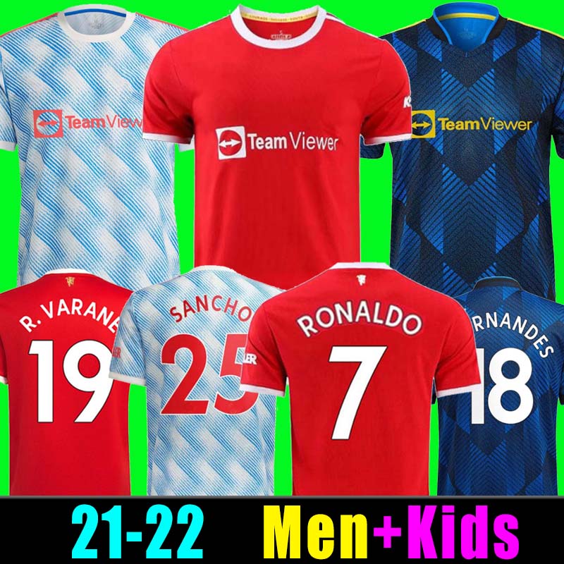 21 22 RONALDO SANCHO soccer jerseys Fans Player version Man BRUNO FERNANDES VARANE MARTIAL UTD RASHFORD football shirt 2022 men + kids kit set 999, Home men
21 22 RONALDO SANCHO soccer jerseys Fans Player version Man BRUNO FERNANDES VARANE MARTIAL UTD RASHFORD football shirt 2022 men + kids kit set 999, Home men
