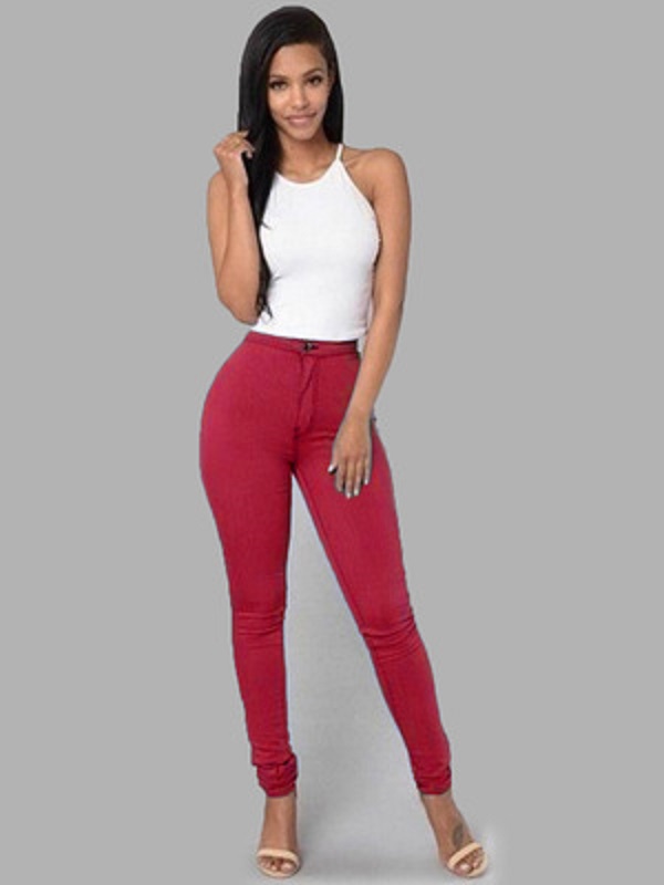 Women Stretch Jeans Denim Black White Skinny Leggings for Womens High Waist Pencil Pants Thin Trousers Plus Size S-4XL